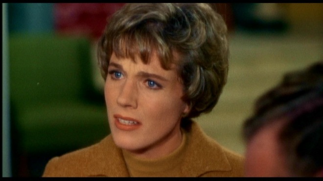 Julie Andrews utters the worst line of dialogue in the movie.